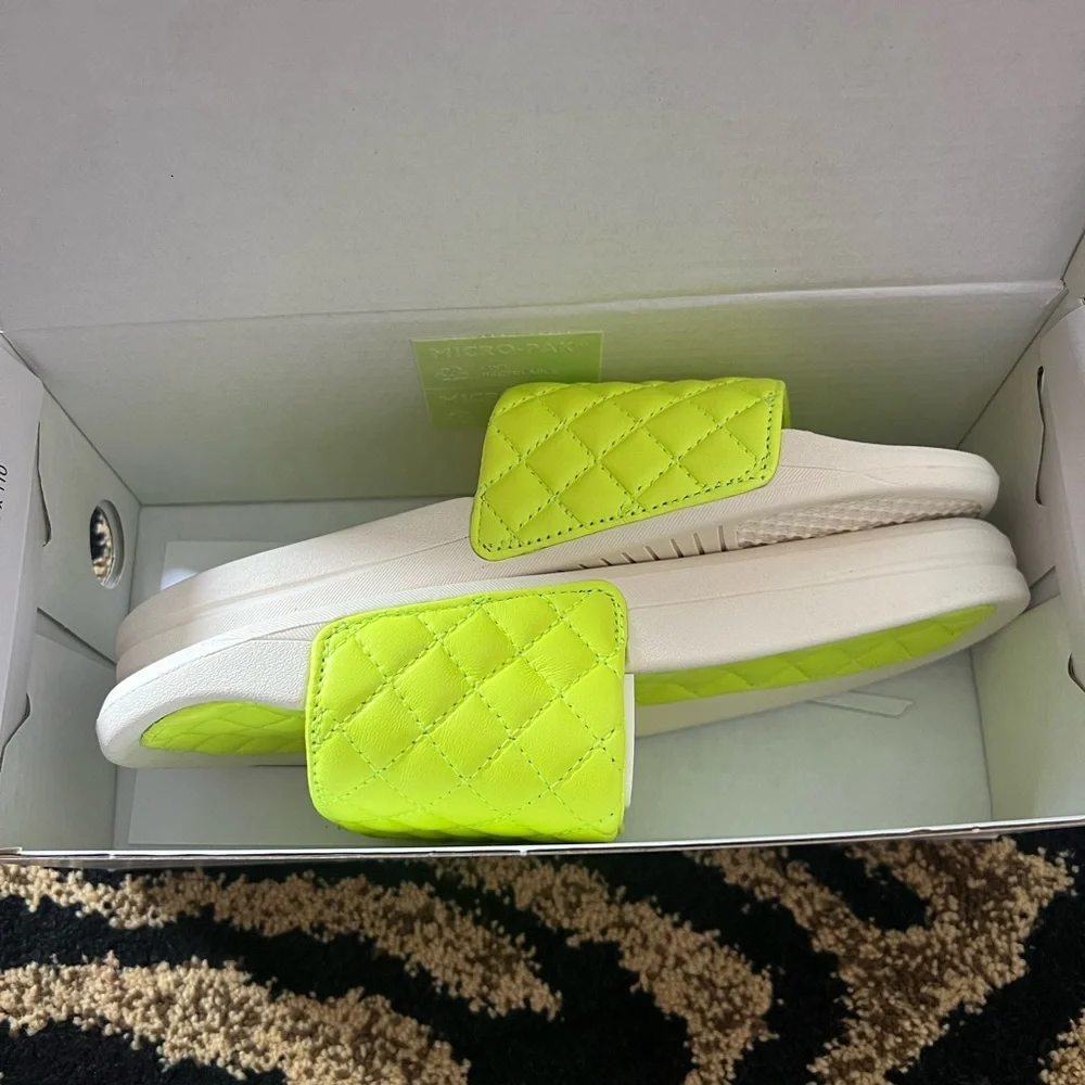 APL Vibrant Yellow Quilted Slippers - Picture 3 of 8